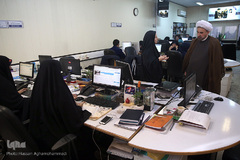 بازدید حجت الاسلام والمسلمین محمدحسین مختاری، رییس دانشگاه مذاهب اسلامی از ایکنا