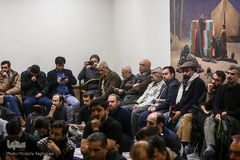 مراسم تجدید عهد هنرمندان با سردار آسمانی