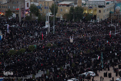 تشییع پیکر مطهر سردار شهید سپهبد قاسم سلیمانی درقم