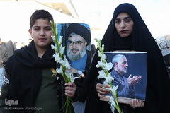 تشییع پیکر مطهر سردار شهید سپهبد قاسم سلیمانی درقم