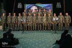 گروه تواشیح محمد رسول الله (ص) در مراسم بزرگداشت شهید سپهبد قاسم سلیمانی