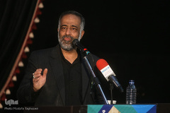 محمد انجم شعاع در مراسم بزرگداشت شهید سپهبد قاسم سلیمانی