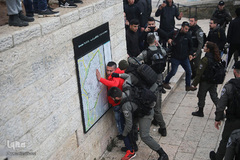 درگیری میان شهروندان فلسطینی و نظامیان صهیونیست