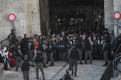 درگیری میان شهروندان فلسطینی و نظامیان صهیونیست