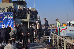 محفل انس با قرآن کاروان قرآنی انقلاب بر عرشه ناو شکن سهند نیروی دریایی ارتش