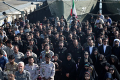 محفل انس با قرآن کاروان قرآنی انقلاب بر عرشه ناو شکن سهند نیروی دریایی ارتش