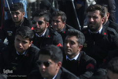 محفل انس با قرآن کاروان قرآنی انقلاب بر عرشه ناو شکن سهند نیروی دریایی ارتش