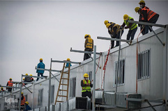 تکمیل شدن بیمارستان هزار تختخوابی چین