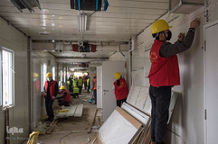 تکمیل شدن بیمارستان هزار تختخوابی چین