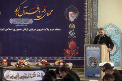 محفل انس با قرآن کاروان قرآنی انقلاب در شهرستان جاسک