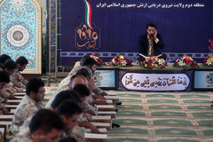 محفل انس با قرآن کاروان قرآنی انقلاب در شهرستان جاسک