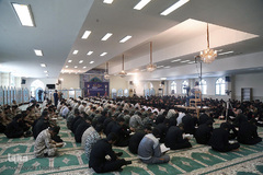 محفل انس با قرآن کاروان قرآنی انقلاب در شهرستان جاسک