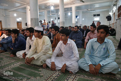 محفل انس با قرآن کاروان قرآنی انقلاب در مسجد جامع اهل سنت جاسک