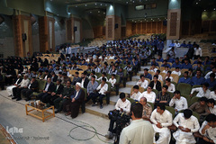 محفل انس با قرآن کاروان قرآنی انقلاب در دانشگاه دریانوردی وعلوم دریایی چابهار