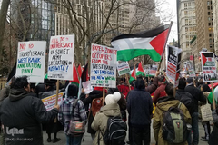 ادامه تجمعات اعتراضی علیه «معامله قرن» در جهان