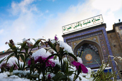 بارش برف در بین‌الحرمین