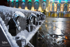 بارش برف در بین‌الحرمین