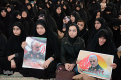 مراسم اربعین شهید سپهبد حاج قاسم سلیمانی و همرزمان شهیدش در تبریز