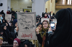 مراسم اربعین شهید سپهبد حاج قاسم سلیمانی و همرزمان شهیدش در تبریز