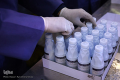 مراسم افتتاحیه خط تولید ماسک و مواد ضدعفونی کننده ستاد اجرایی فرمان امام(ره)