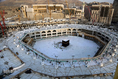 تعطیلی طواف کعبه