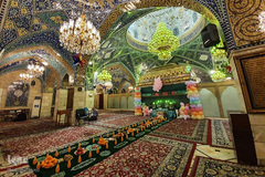 حرم حضرت رقیه(س) در شب ولادت