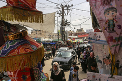 آماده شدن مردم غزه برای ورود به ماه رمضان