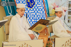 جزءخوانی قاریان نونهالان در حرم علوی