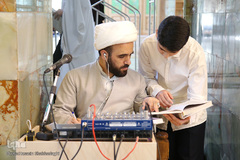 جزءخوانی قاریان نونهالان در حرم مطهر کریمه اهل‌بیت(س)