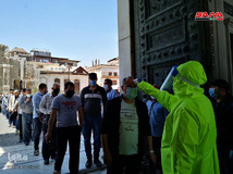 اقامه نماز جمعه در مسجد جامع اموی دمشق