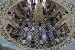 اقامه نماز جماعت در ایالت پاتانی تایلند با رعایت فاصله اجتماعی

