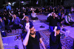 مراسم احیای شب بیست و سوم ماه رمضان در یزد