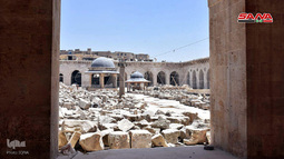 آغاز عملیات ترمیم مسجد اموی حلب