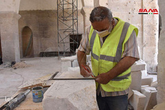 آغاز عملیات ترمیم مسجد اموی حلب