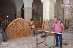 آغاز عملیات ترمیم مسجد اموی حلب