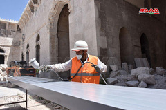 آغاز عملیات ترمیم مسجد اموی حلب