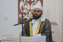 مراسم ختم قرآن در نماز تراویح نمازگزاران اهل تسنن مشهد