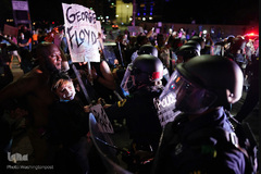 اعتراضات ضد نژادپرستی در پی قتل جرج فلوید، مرد سیاهپوست آمریکایی در شهرهای مختلف آمریکا