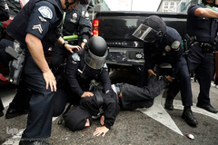 اعتراضات ضد نژادپرستی در پی قتل جرج فلوید، مرد سیاهپوست آمریکایی در شهرهای مختلف آمریکا