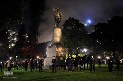 سرنگونی مجسمه استعمارگران در اعتراضات ضد نژادپرستی شهرهای مختلف آمریکا، اروپا و سایر نقاط جهان