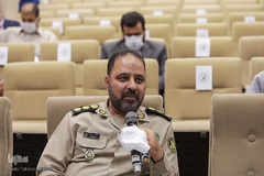 سرهنگ مهدی میدانی در جلسه ستاد عالی هماهنگی مسابقات قرآن کشور