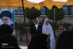 رزمایش اهدای 1000 سری جهزیه در حرم مطهر امام راحل