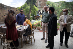 بازدید شیخ اکبری، مدیر شبکه قرآن و معارف سیما از پشت صحنه مجموعه تلویزیونی «یکی بود، یکی نبود»