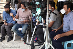 بازدید شیخ اکبری، مدیر شبکه قرآن و معارف سیما از پشت صحنه مجموعه تلویزیونی «یکی بود، یکی نبود»