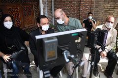 بازدید شیخ اکبری، مدیر شبکه قرآن و معارف سیما از پشت صحنه مجموعه تلویزیونی «یکی بود، یکی نبود»