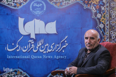 غلامرضا ذکیانی، رئیس موسسه پژوهشی حکمت و فلسفه ایران در مصاحبه با خبرنگار ایکنا در استودیو مبین