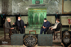 آخرین شب عزاداری ایام «مسلمیه» در حرم مطهر حضرت عبدالعظیم حسنی(ع)