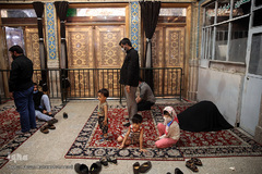 آخرین شب عزاداری ایام «مسلمیه» در حرم مطهر حضرت عبدالعظیم حسنی(ع)