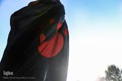 آیین "سلام بر محرم"، تعویض مرتفع ترین پرچم کشور