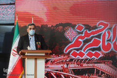 آیین "سلام بر محرم"، تعویض مرتفع ترین پرچم کشور